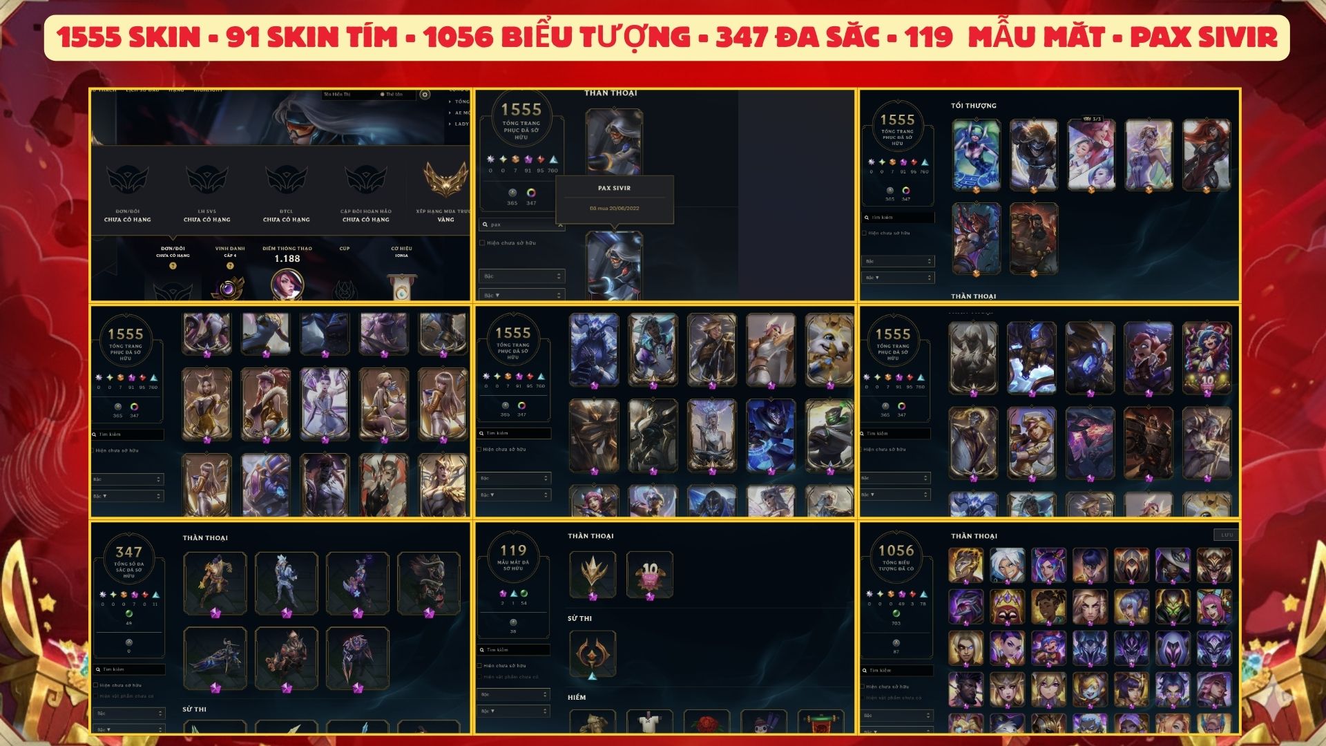 Acc LIÊN MINH HUYỀN THOẠI  số 8948